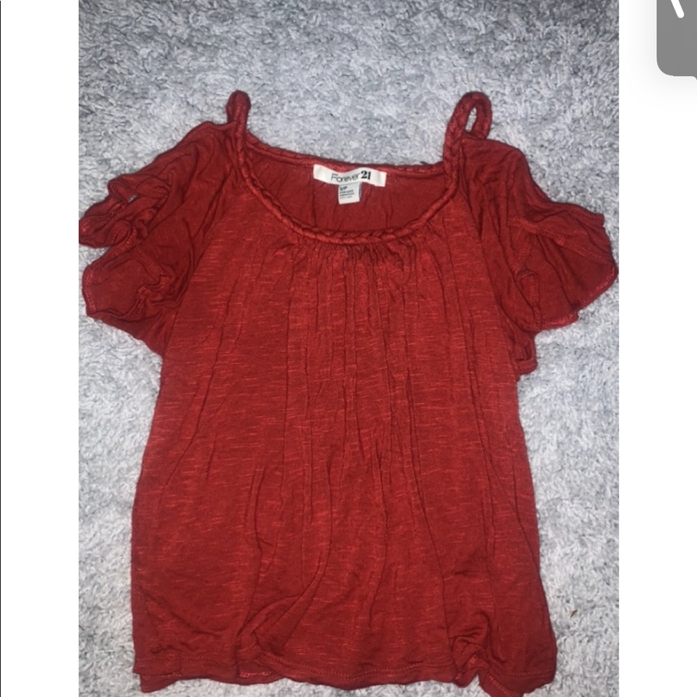 Trendy orange blouse